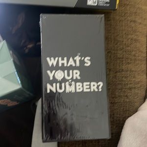 New in box WHAT’S YOUR NUMBER game